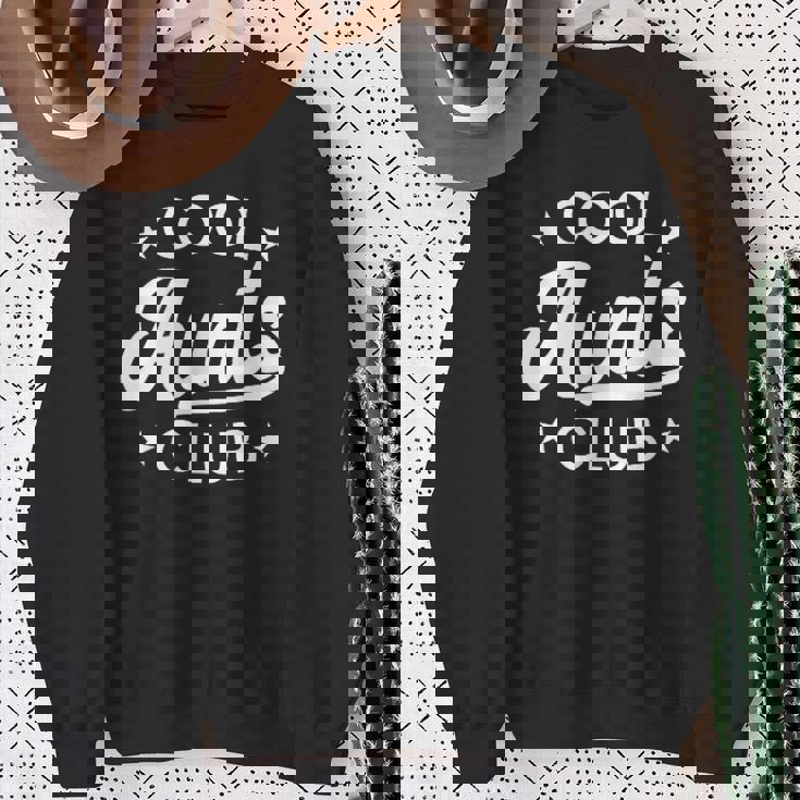 かっこいい叔母さんクラブ最高のおばさんお気に入りの叔母さんかっこいいおばさんクラブ スウェットシャツ 年配の女性への贈り物