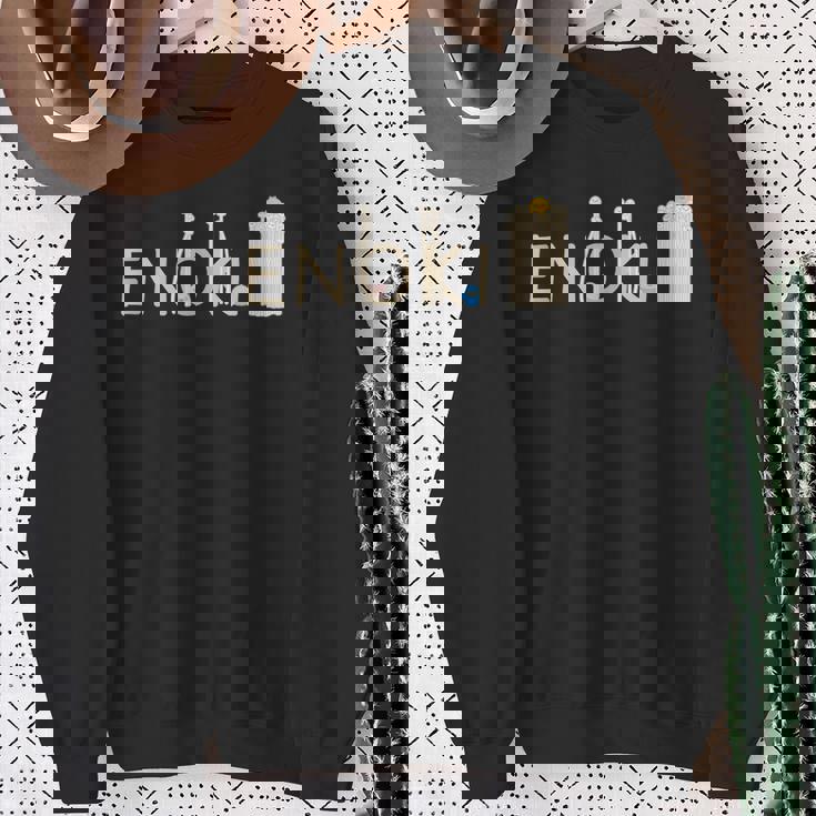 くりこ ギブミー睡眠 『Enoki』 きのこ シュール 男女兼用 グッズ スウェットシャツ 年配の女性への贈り物