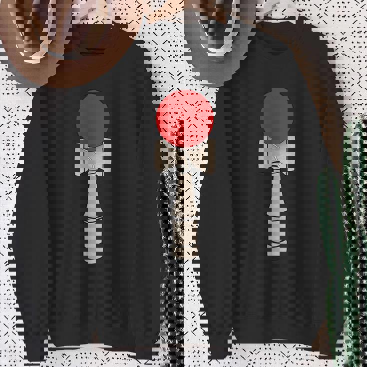 けん玉 日本製ボールとカップシャツ スウェットシャツ 年配の女性への贈り物