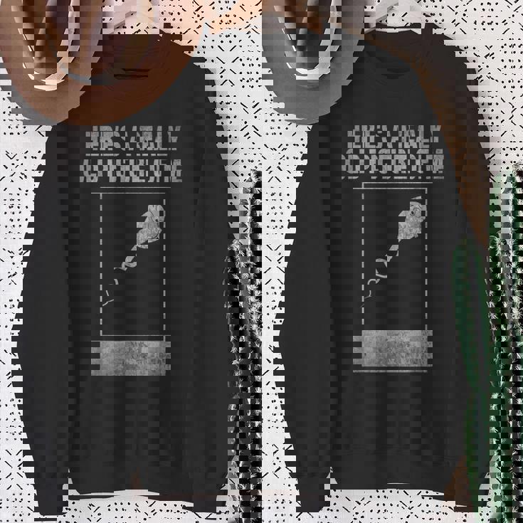 これが私の本当に古い写真です楽しい精子ヴィンテージ スウェットシャツ 年配の女性への贈り物