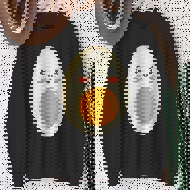 ゆで卵 朝食用卵 スウェットシャツ 年配の女性への贈り物