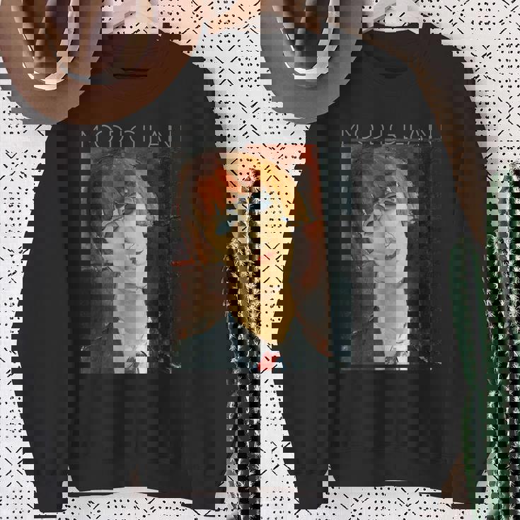 アメデオ・モディリアーニ・マダム・キスリング絵画のアイデア スウェットシャツ 年配の女性への贈り物