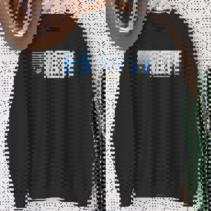 アメリカ海軍レトロ 長袖tシャツ スウェットシャツ 年配の女性への贈り物