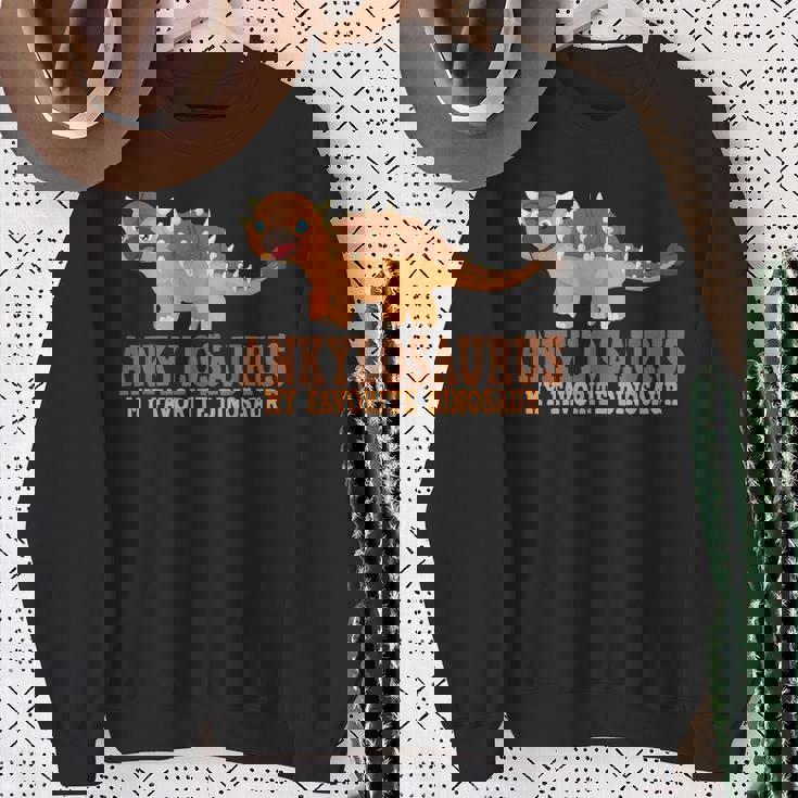 アンキロサウルス My Favorite 恐竜キッズアンキロサウルス スウェットシャツ 年配の女性への贈り物