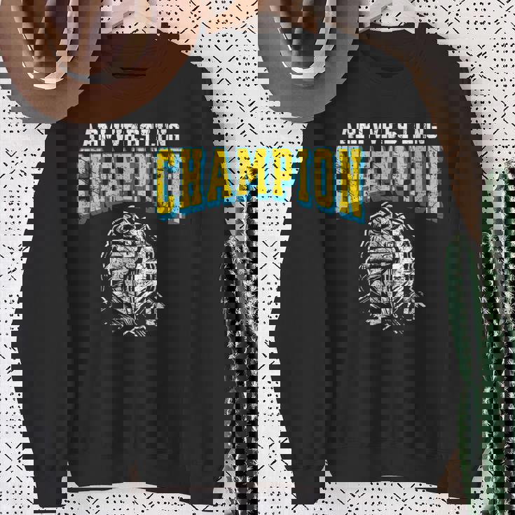 アームレスリングチャンピオン アームレスリング スウェットシャツ 年配の女性への贈り物