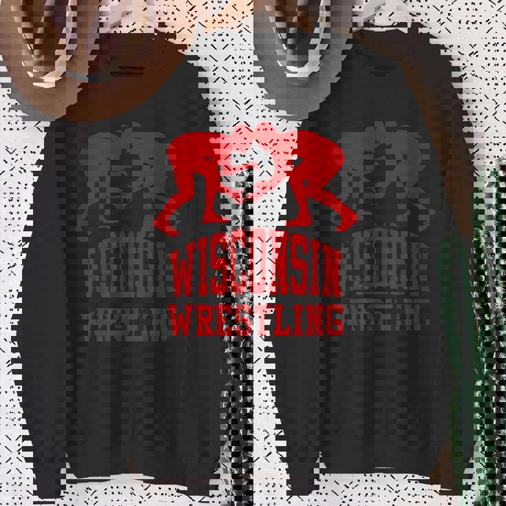 ウィスコンシン レスリング スウェットシャツ 年配の女性への贈り物