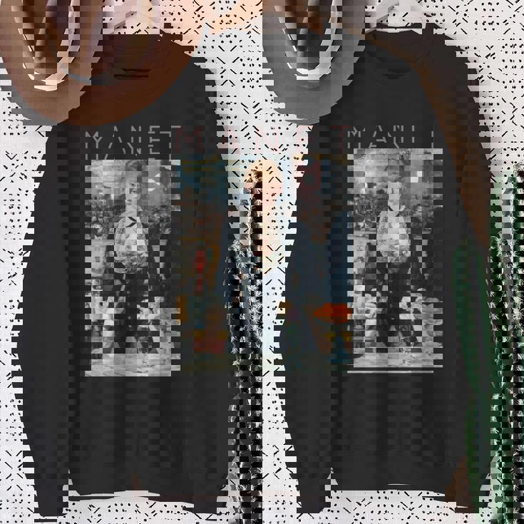 エドゥアール・マネ フォリー・ベルジェールのバー 長袖tシャツ スウェットシャツ 年配の女性への贈り物