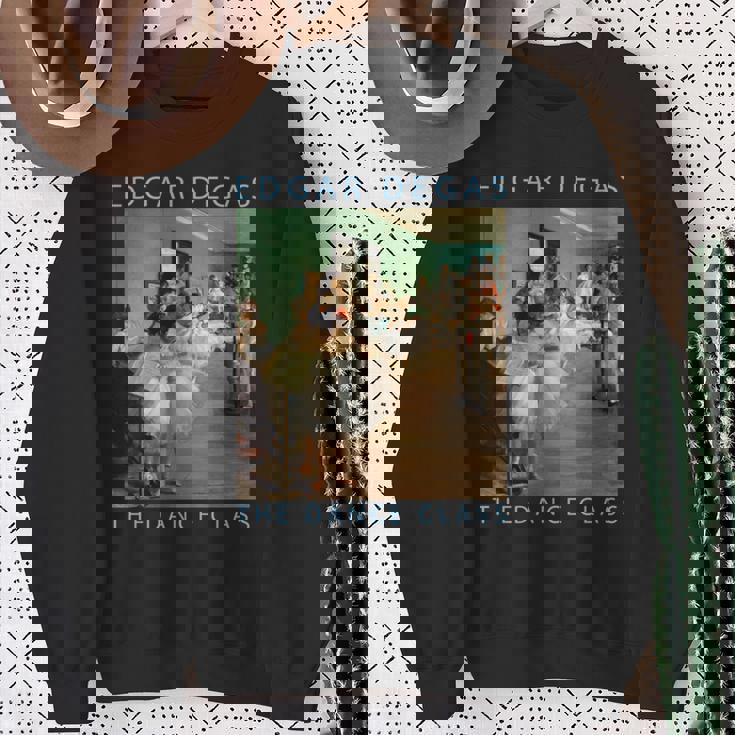 エドガー ドガ 面白いtシャツ 名作 アート 印象派 絵画 メンズ レディース 面白い 服 美術 おもしろ 長袖tシャツ スウェットシャツ 年配の女性への贈り物