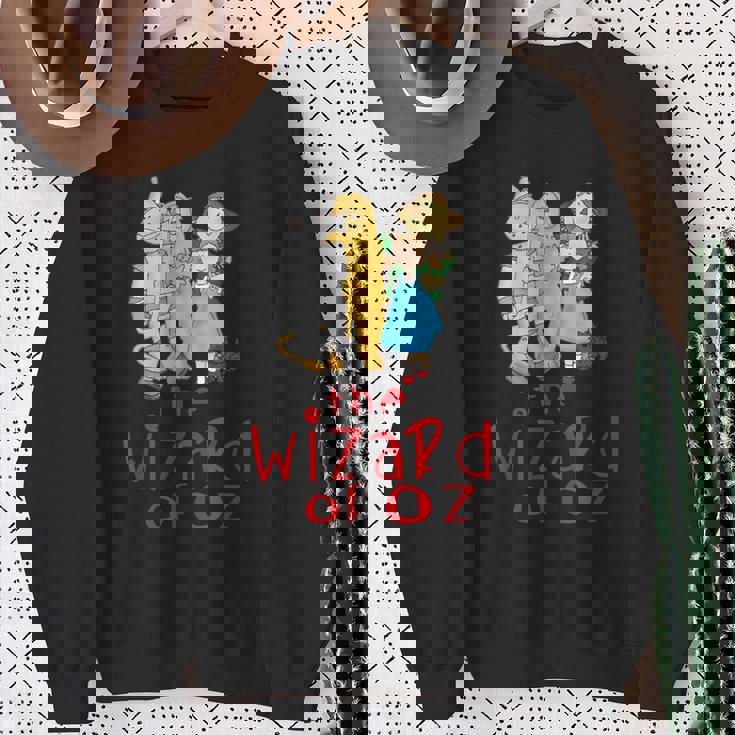 オズの魔法使い ヴィンテージ ファンタジー ドロシー ブリキの男 かかしライオン スウェットシャツ 年配の女性への贈り物