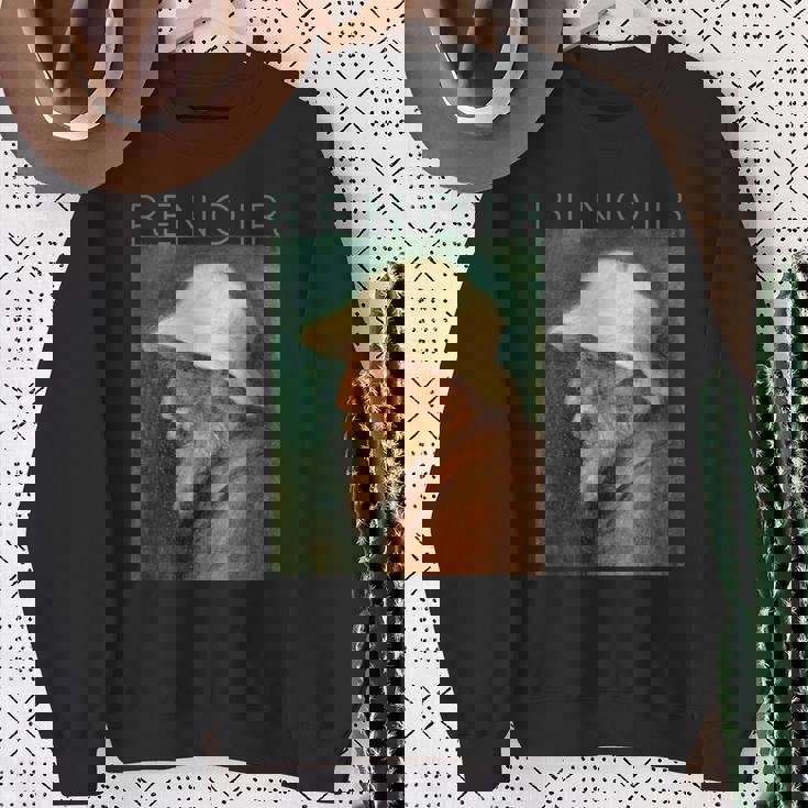 オーギュスト・ルノワール自画像 スウェットシャツ 年配の女性への贈り物