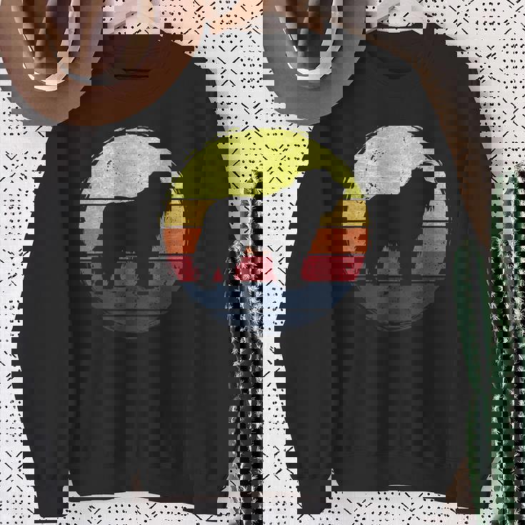 オールドイングリッシュシープドッグドッグレトロデザイン スウェットシャツ 年配の女性への贈り物