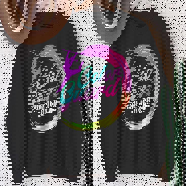 カラーガード バンドを素敵に見せる カラーガード スウェットシャツ 年配の女性への贈り物