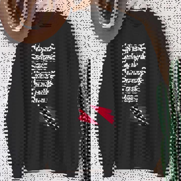 カリプソ スティールパン ソカ チャツネ パラン タッサ ラプソ トリニダード スウェットシャツ 年配の女性への贈り物