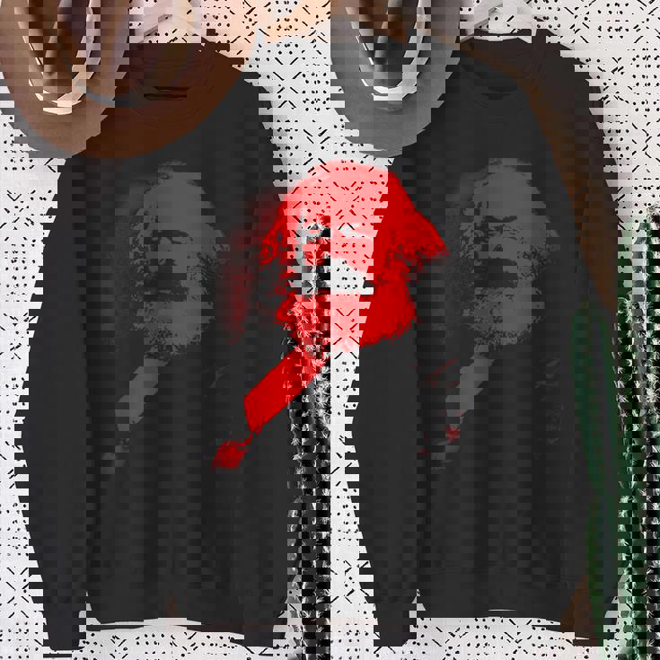 カール・マルクス哲学者哲学共産主義者 スウェットシャツ 年配の女性への贈り物