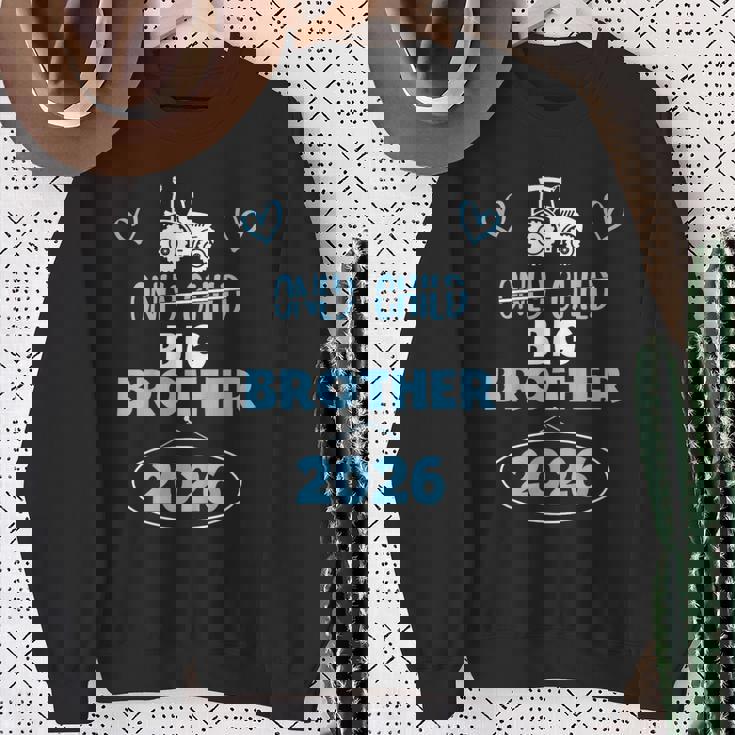 キッズ 一人っ子に取り消し線を引いたトラクター ビッグ ブラザー 2026 スウェットシャツ 年配の女性への贈り物