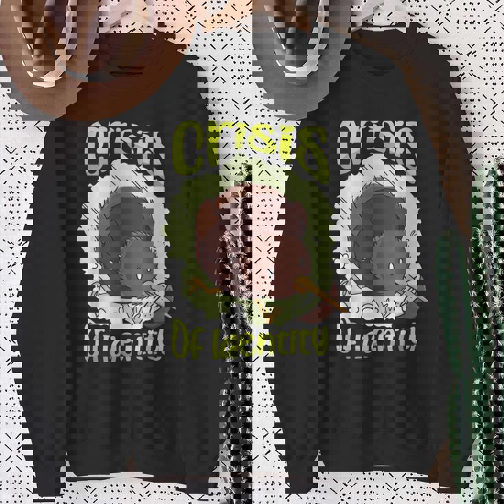 クライシス・オブ・アイデンティティキーウィ・バード・ラヴァー・ニュージーランド スウェットシャツ 年配の女性への贈り物