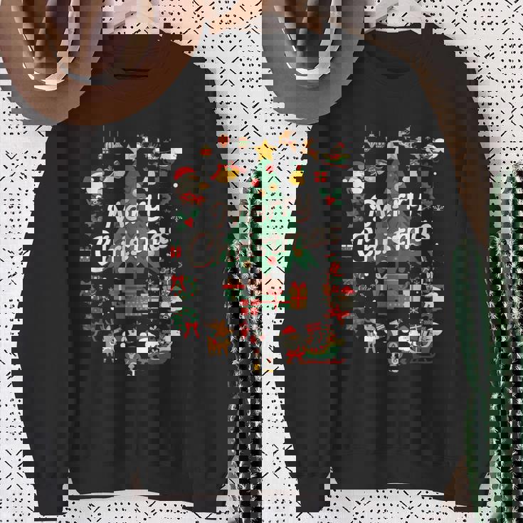 クリスマス サンタ クリスマスツリー レディース キッズ メンズ ダンス かわいい トップス プリント コスチューム スウェットシャツ 年配の女性への贈り物