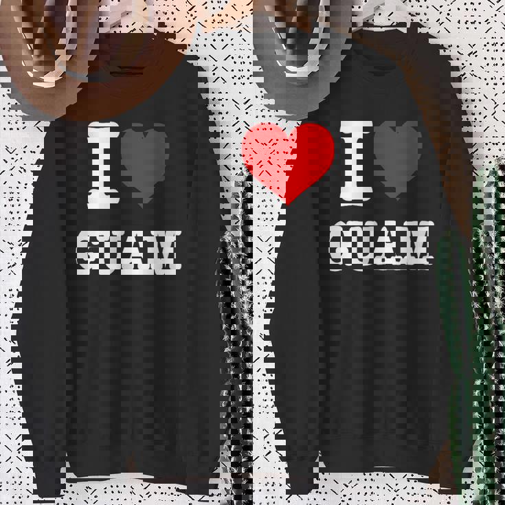 グアム I Love Guam スウェットシャツ 年配の女性への贈り物