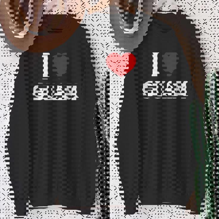 グアムアイハートグアムお土産i Love Guam スウェットシャツ 年配の女性への贈り物