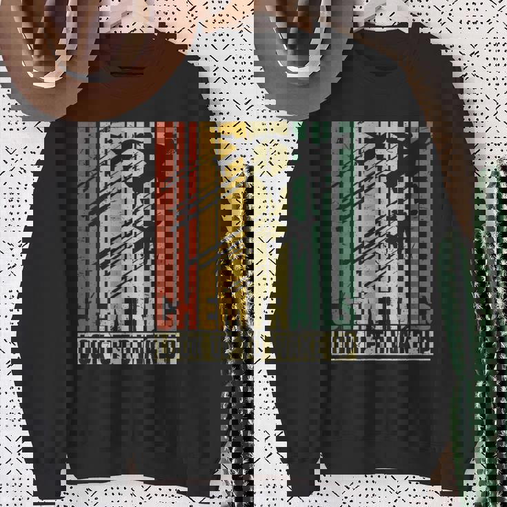 ケムトレイルは目を覚ますために見上げる スウェットシャツ 年配の女性への贈り物