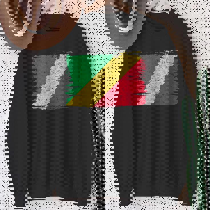 コンゴ民主共和国 旗 Democratic Republic Congo Flag Pride Proud スウェットシャツ 年配の女性への贈り物