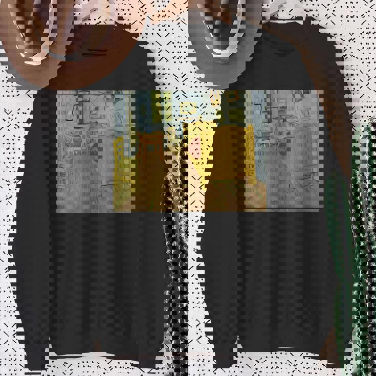 ゴッホ-アルルのベッドルーム スウェットシャツ 年配の女性への贈り物