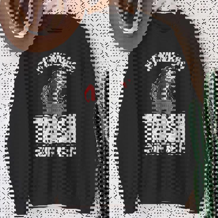 ゴミが関係するならオポッサムジョークでカウントしてくれポッサム スウェットシャツ 年配の女性への贈り物