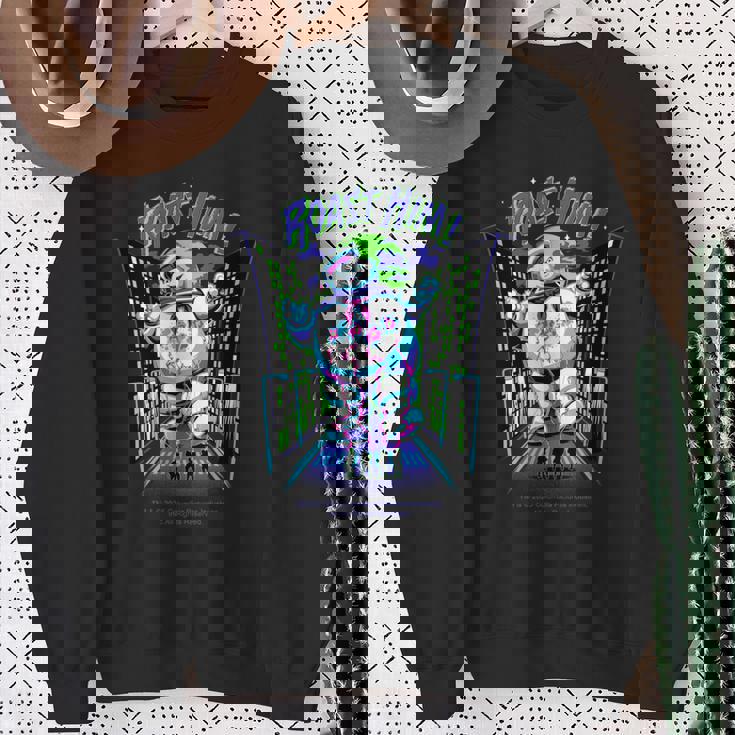 ゴーストバスターズ ハロウィンデザイン ローストヒムの楽しみ 長袖tシャツ スウェットシャツ 年配の女性への贈り物