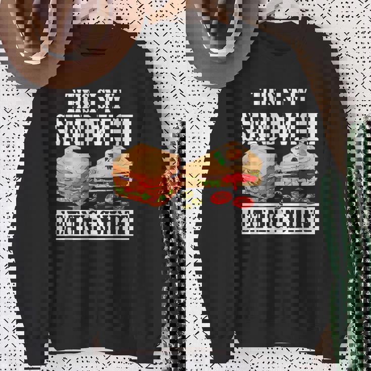 サンドイッチ服 This Is Myandwich Eating スウェットシャツ 年配の女性への贈り物