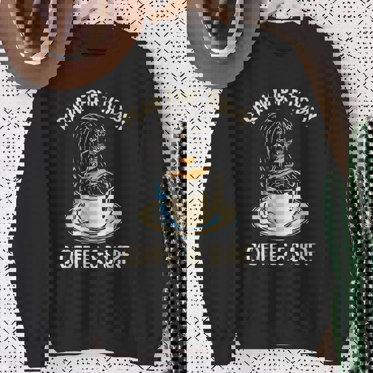 サーフィン スケルトン アパレル コーヒー サーフアパレル ハワイアンu スウェットシャツ 年配の女性への贈り物