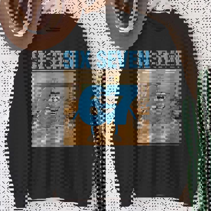 シックスセブン新人ブレインロット2026キッズボーイズキャッチフレーズ67 スウェットシャツ 年配の女性への贈り物