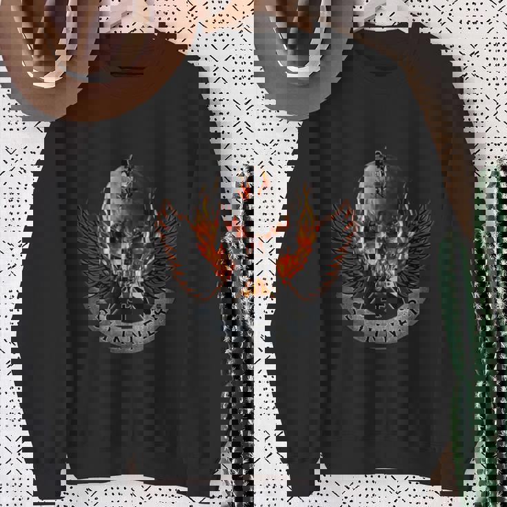 シナーヘビーメタルフライングv 長袖tシャツ スウェットシャツ 年配の女性への贈り物