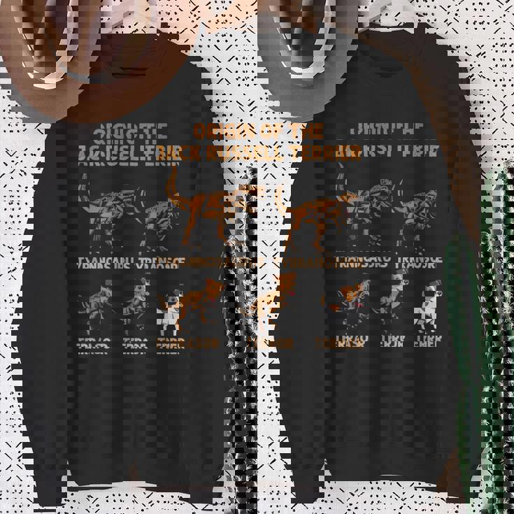 ジャック・ラッセル・テリア進化史犬の起源 スウェットシャツ 年配の女性への贈り物