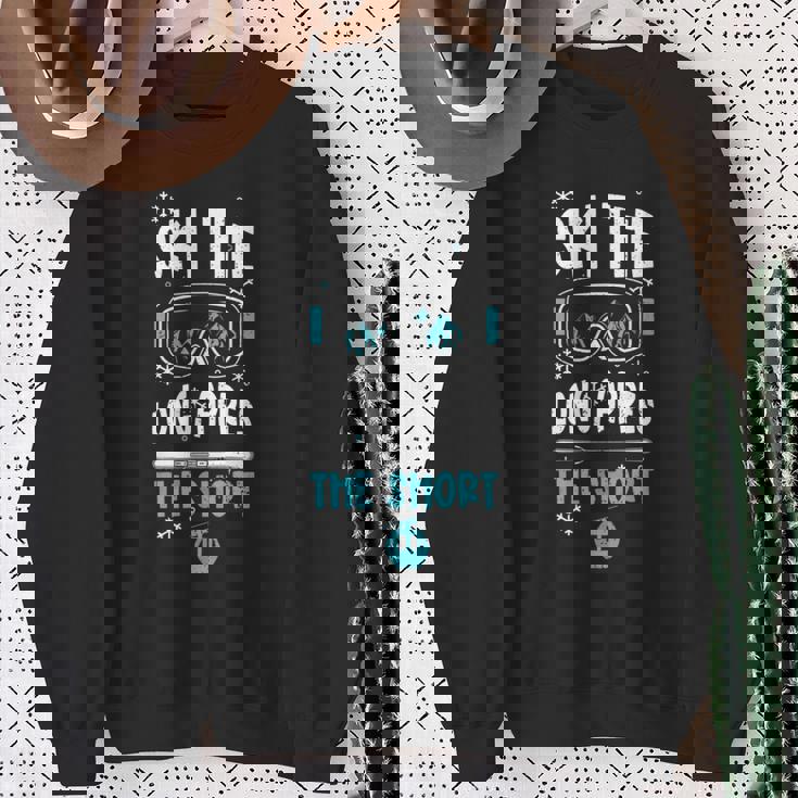 スキーホリデーパーティー スウェットシャツ 年配の女性への贈り物