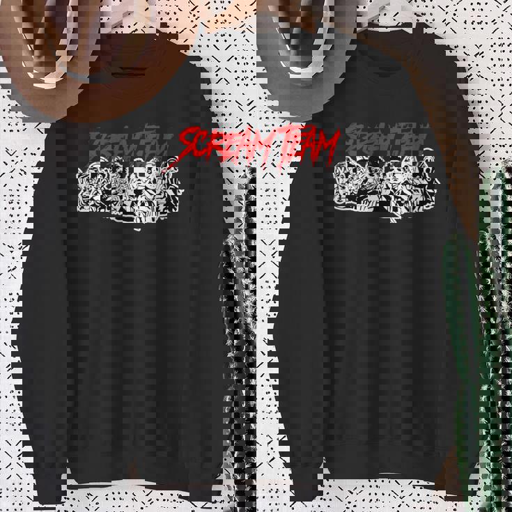 スクリームチーム ホラー映画 スウェットシャツ 年配の女性への贈り物