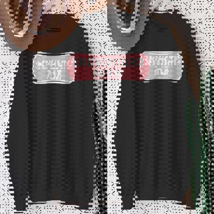 スノーボード ママ スノーボード 母の日 親 ママ ママ 長袖tシャツ スウェットシャツ 年配の女性への贈り物