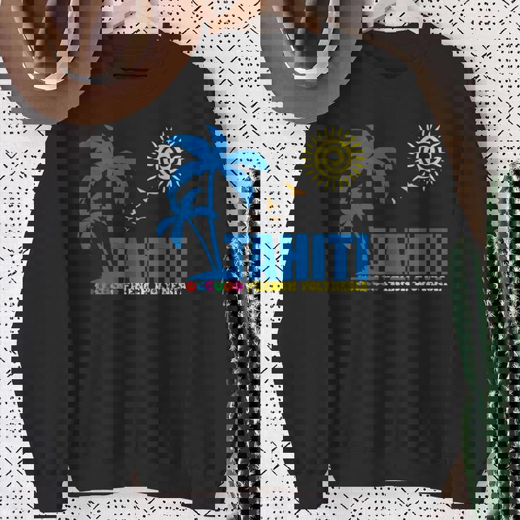 タヒチ フランス領ポリネシア お土産 タヒチ スウェットシャツ 年配の女性への贈り物