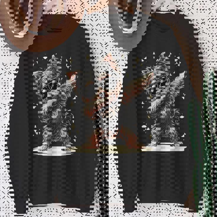 ダビング・ヨークシャー・テリア・ヨーキーズ・ヨーキー・ドッグ スウェットシャツ 年配の女性への贈り物