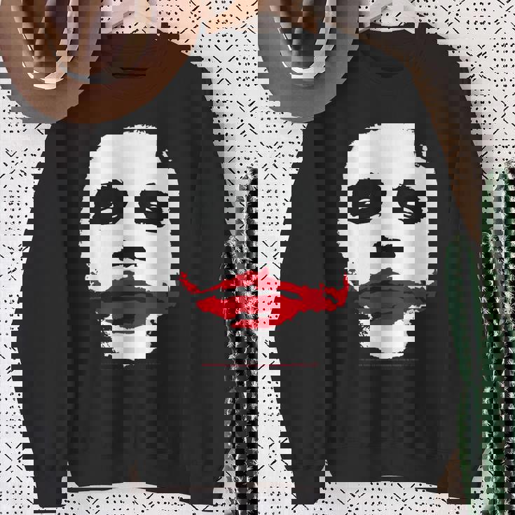 ダークナイトジョーカーの顔 ミニマリスト 象徴的なイメージ スウェットシャツ 年配の女性への贈り物