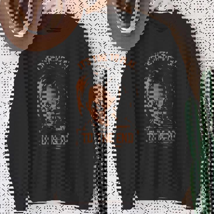 チャッキー It’S Time To Play To The End 長袖tシャツ スウェットシャツ 年配の女性への贈り物