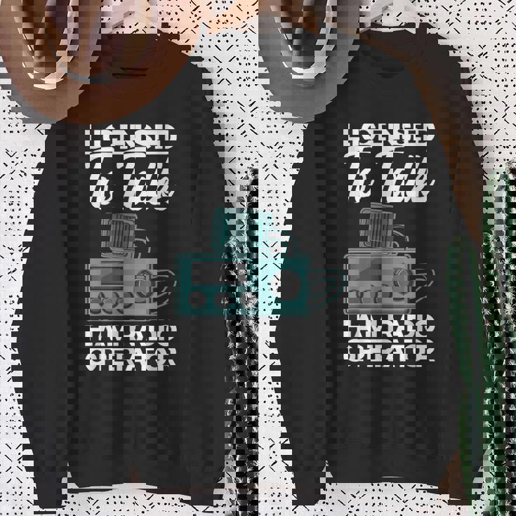 トークハム ラジオオペレーターアマチュア無線 ハム無線機許諾済 スウェットシャツ 年配の女性への贈り物