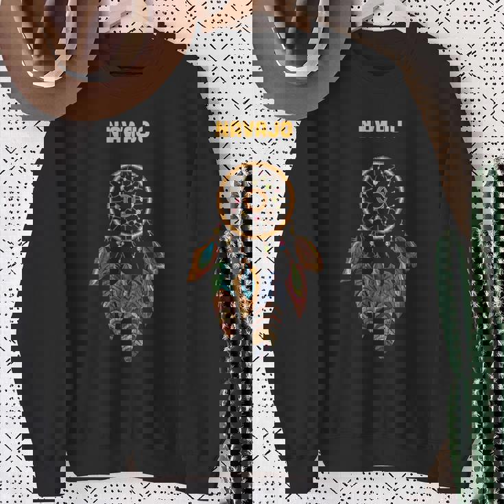 ナバホ族ネイティブアメリカン インディアン レトロ ドリームキャッチャー スウェットシャツ 年配の女性への贈り物