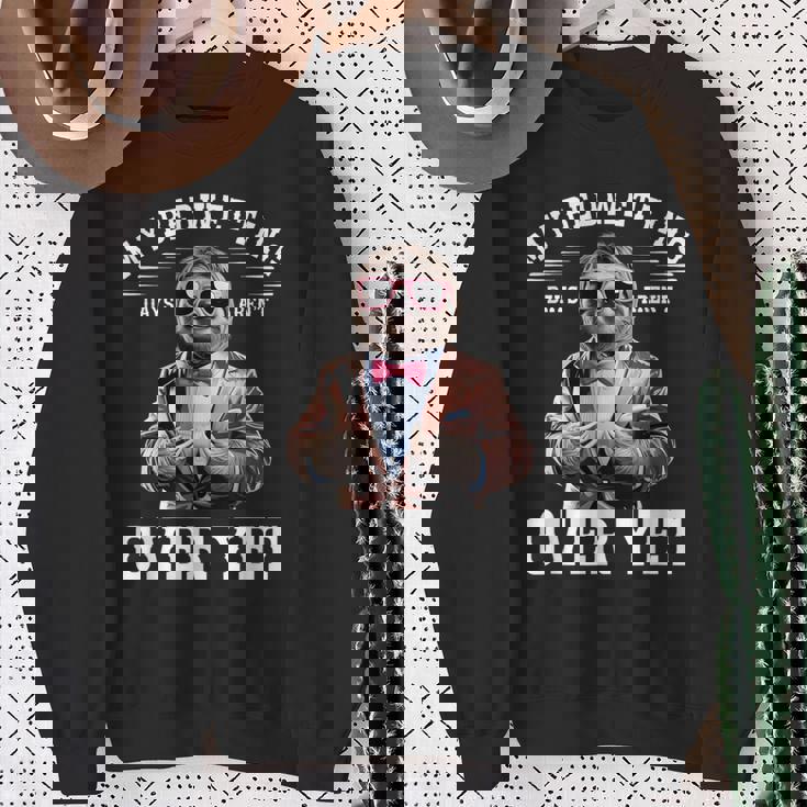 ナマケモノのスーツでおねしょの日々は恥ずかしいけど恥ずかしい。 スウェットシャツ 年配の女性への贈り物