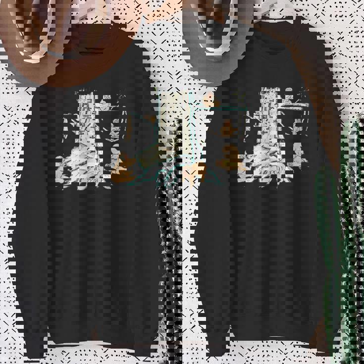 ニホンザル 感謝祭2026 スウェットシャツ 年配の女性への贈り物