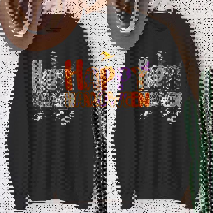 ハッピーハロウィンコスチューム かわいいパンプキン魔女 怖い秋 キッズ スウェットシャツ 年配の女性への贈り物