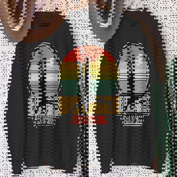 バンジージャンプ バンジージャンプ エクストリームスポーツファン スウェットシャツ 年配の女性への贈り物