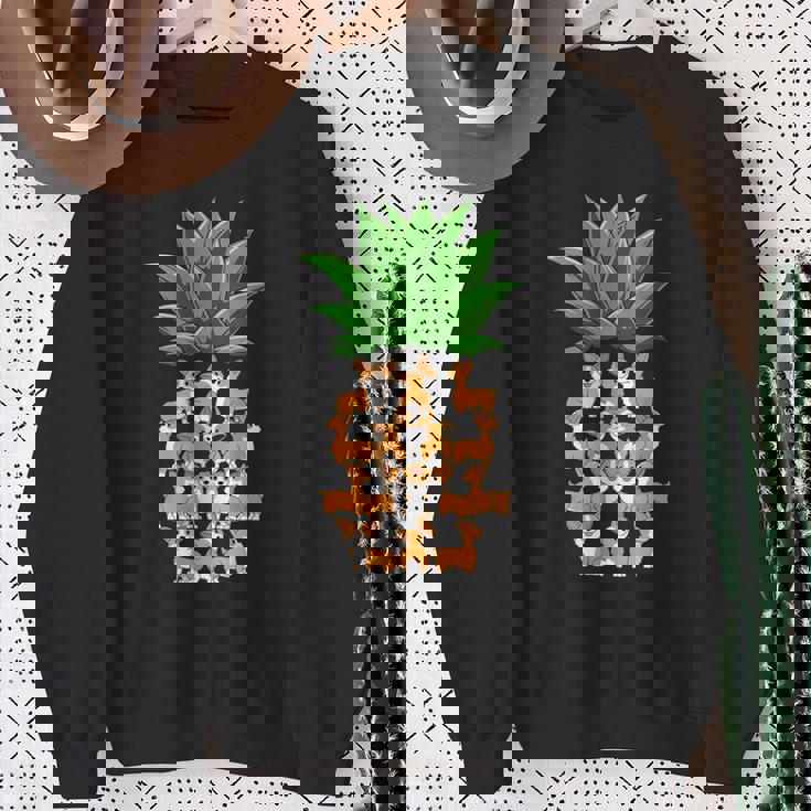 パイナップル コーギー パイナップル シェイプ コーギー愛好家 コーギースオーナーズ スウェットシャツ 年配の女性への贈り物