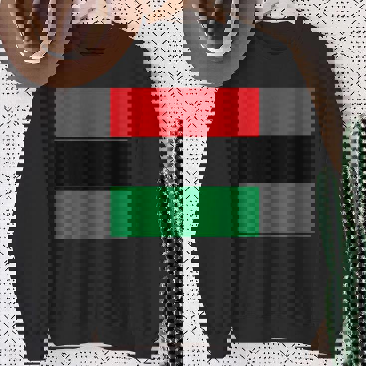 パンアフリカ国旗tシャツ スウェットシャツ 年配の女性への贈り物