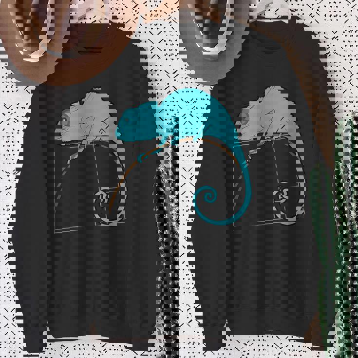 フィボナッチカメレオン黄金比 スウェットシャツ 年配の女性への贈り物