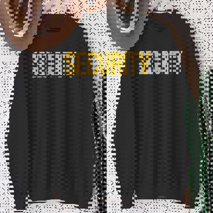 フロントセキュリティバックにセキュリティガード。 スウェットシャツ 年配の女性への贈り物